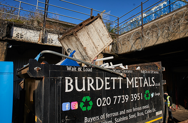 Burdett Metals | Waste Collection | Scrap Metal Collection